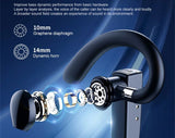 Bluetooth Headset Dual Mic Noise Cancelling Earpiece Hands