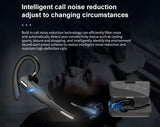 Bluetooth Headset Dual Mic Noise Cancelling Earpiece Hands