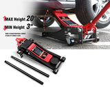 Super Low Profile Hydraulic Trolley Floor Jack 3Ton