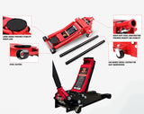 Super Low Profile Hydraulic Trolley Floor Jack 3Ton