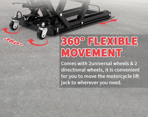 Motorcycle & ATV Quad Bike Lifter Jack 680Kg -1500lbs