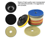 16pcs Diamond Polishing Pads Kit for Granite Stone Concrete