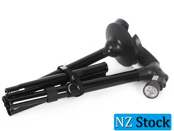 Foldable Walking Stick with LED