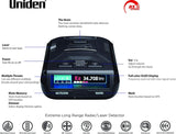 Uniden R3 Radar Detection