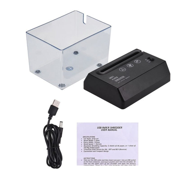 Shredder USB Paper Shredder Office Stationery