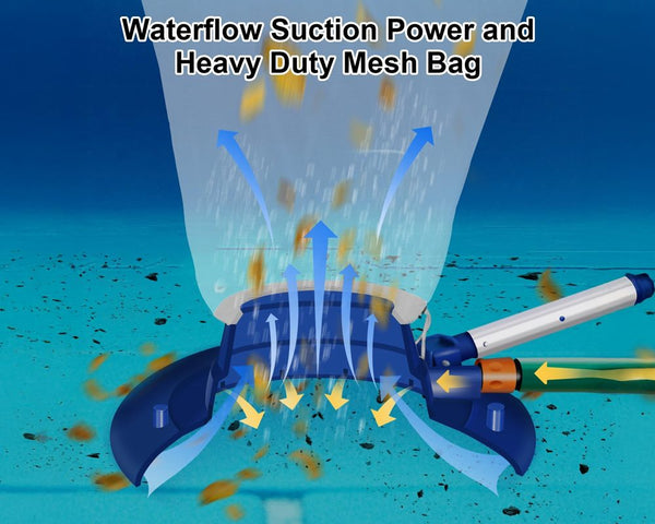 SWIMMING POOL LEAF EATER CLEANER ABOVE BELOW GROUND CATCHER VACUUM