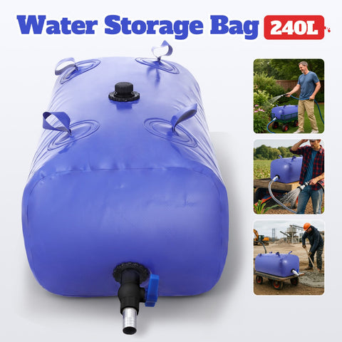 240L Water Storage Bladder Tank Container Portable for Emergency Camping Fishing