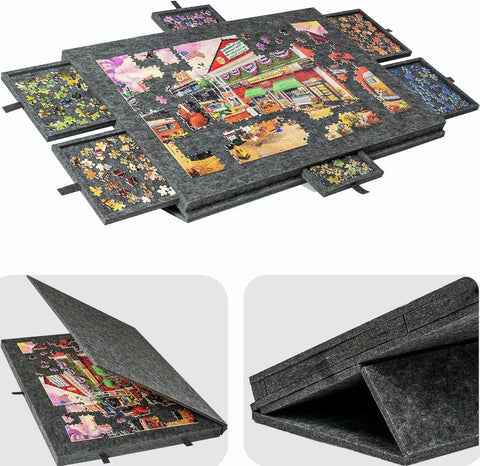 Puzzle Board with Storage up to 1000 Pieces