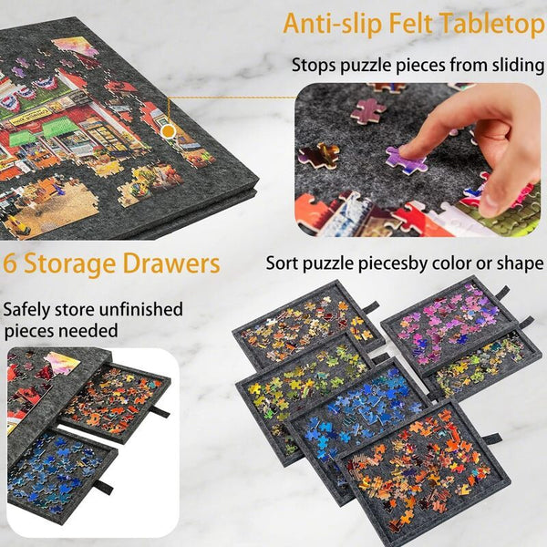 Puzzle Board with Storage up to 1000 Pieces