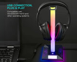 RGB Headphone Stand USB C