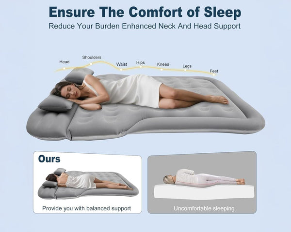 Car Mattress Air Bed with Pump & Pillow