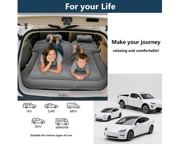 Car Mattress Air Bed with Pump & Pillow