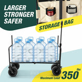 Foldable Beach Trolley Cart Wagon