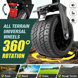 Foldable Beach Trolley Cart Wagon