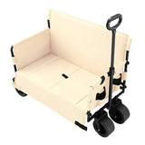 Foldable Beach Trolley Cart Wagon