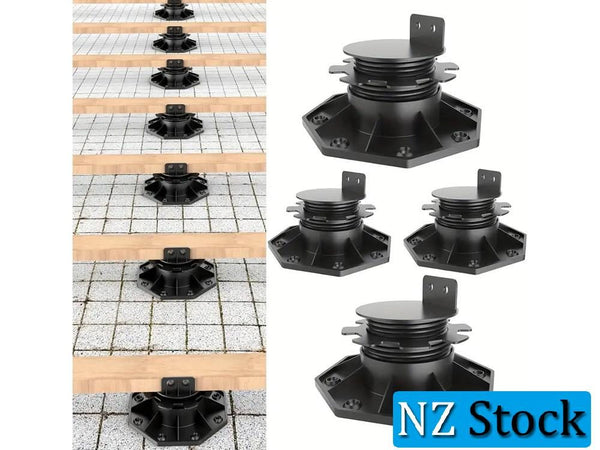 10Pcs Adjustable Deck Pedestal