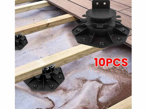 10Pcs Adjustable Deck Pedestal