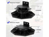 10Pcs Adjustable Deck Pedestal
