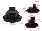 10Pcs Adjustable Deck Pedestal