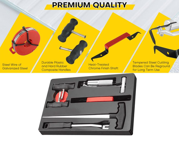 Professional Car Windshield Removal Tool Kit