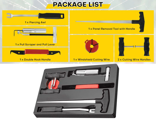 Professional Car Windshield Removal Tool Kit