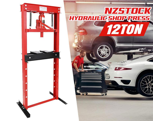 Hydraulic Shop Press 12 Ton Hydraulic Workshop Press