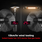 Infrared Heater Carbon Fibre 2000W Electric Patio Indoor Outdoor Strip Heater