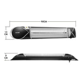Infrared Heater Carbon Fibre 2000W Electric Patio Indoor Outdoor Strip Heater
