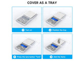 Precision Digital Pocket Scale 200g/0.01g with Batteries for Jewelry