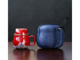 Ceramic Tea Mug Cup with Infuser and Lid