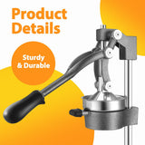 Commercial Manual Juicer Fruit Juice Lemon Squeezer Extractor Maker Hand Presser