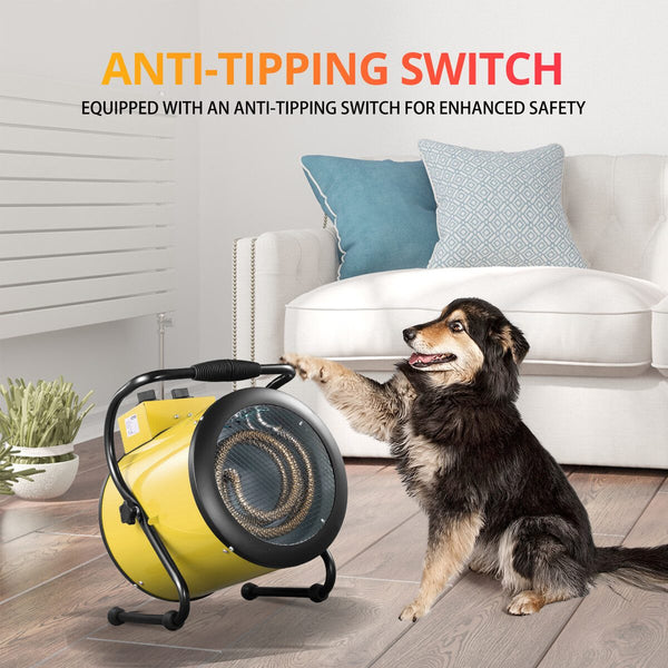 3000W Electric Fan Heater Industrial Portable Workshop For Room Carpet Dryer