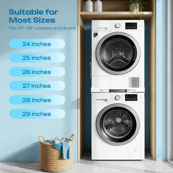 Adjustable Washer Dryer Stacking Kit Washing Machine Rack Stacker