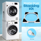 Adjustable Washer Dryer Stacking Kit Washing Machine Rack Stacker