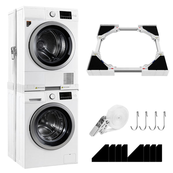 Adjustable Washer Dryer Stacking Kit Washing Machine Rack Stacker