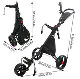 Golf Trundler 3 Wheel Umbrella Holder