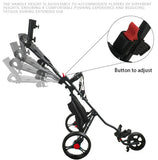 Golf Trundler 3 Wheel Umbrella Holder