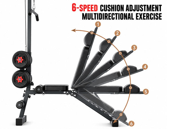 Multifunctional Exercise Bench