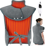 Heating Pad for Neck Shoulders Back, Pain Relief Electric Heating Pad