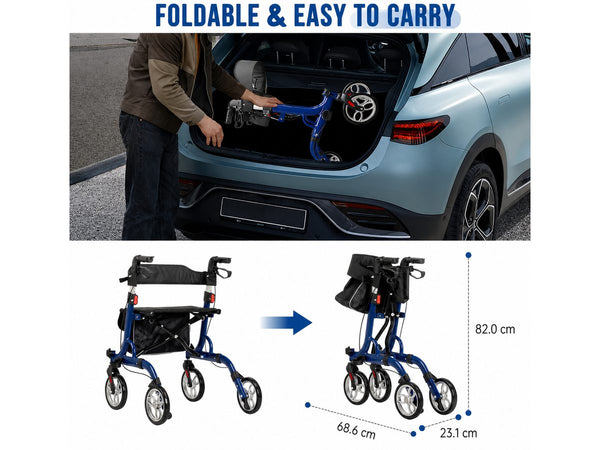 Folding Rollator Walker