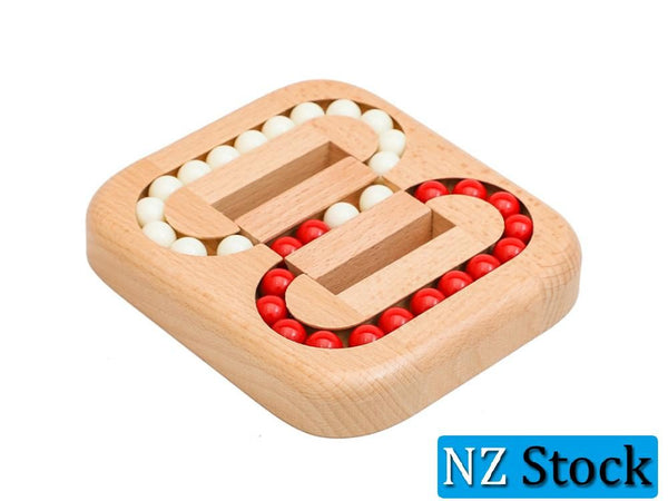 Wooden Labyrinth Bead Puzzle