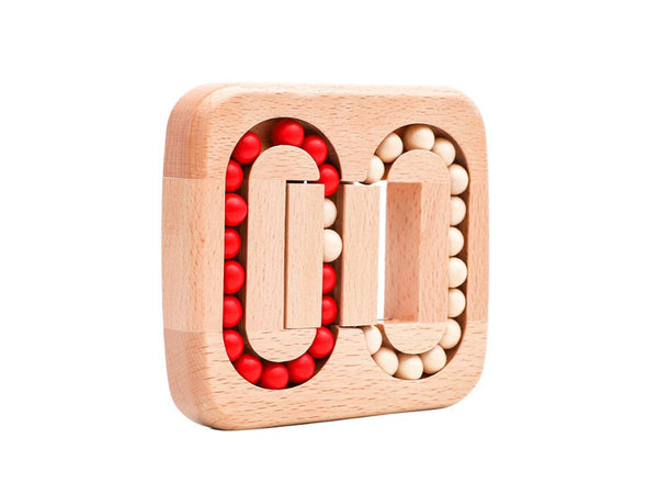 Wooden Labyrinth Bead Puzzle