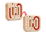 Wooden Labyrinth Bead Puzzle