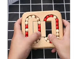 Wooden Labyrinth Bead Puzzle