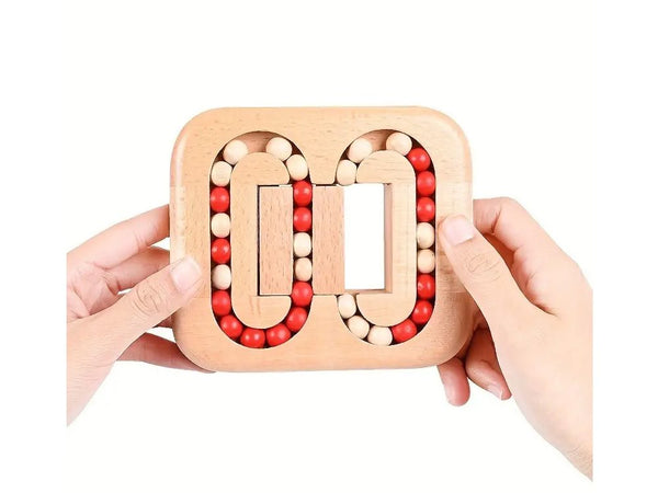 Wooden Labyrinth Bead Puzzle