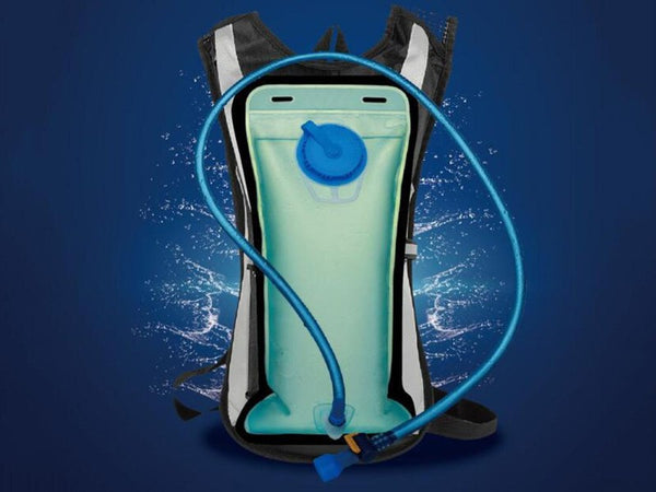 Nylon Backpack with 2L Water Bladder for Outdoor Sports