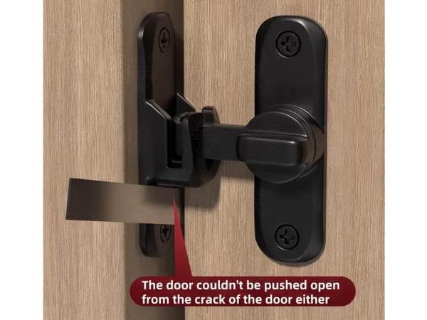 90/180 Degree Barn Door Lock - Zinc Alloy Sliding Gate Latch