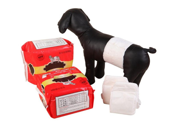 Male Dog Wrap Diapers 10pcs - M