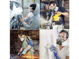 Paint & Gas Half-Face Respirator Mask Kit with Goggles