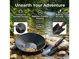 5pcs Gold Panning Kit 35cm Plastic Mining Pan Prospecting Tool